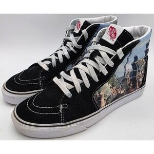 VANS Sk8 Hi MOCA Frances Stark Black White Mens Sz 9 / Womens 10.5 Poets